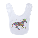 Chromatic Magical Unicorn Baby Bib