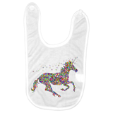 Chromatic Magical Unicorn Baby Bib