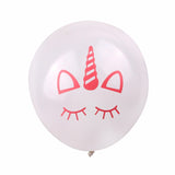 20 BALLOONS! Cute Unicorn Latex Balloons 20 Pcs