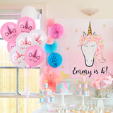 20 BALLOONS! Cute Unicorn Latex Balloons 20 Pcs