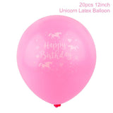 20 BALLOONS! Cute Unicorn Latex Balloons 20 Pcs