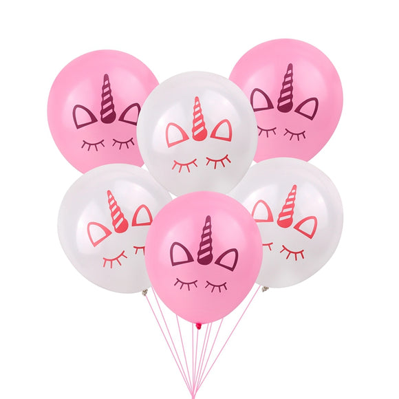 20 BALLOONS! Cute Unicorn Latex Balloons 20 Pcs