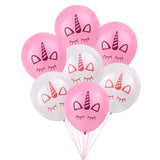 20 BALLOONS! Cute Unicorn Latex Balloons 20 Pcs